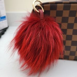 Pom Pom Fuzzy Bag Charm